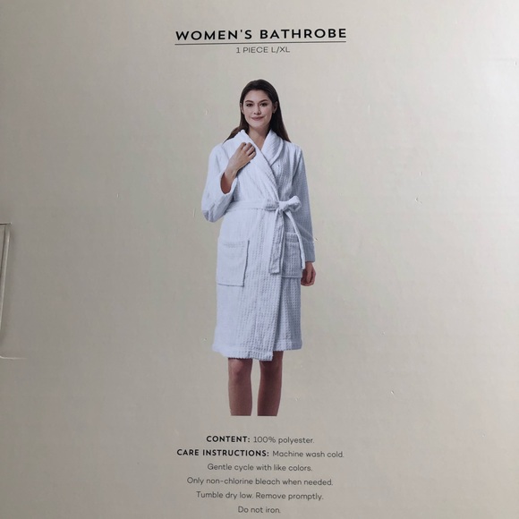 White Cushy Robe (NWT) L/XL - Picture 4 of 4